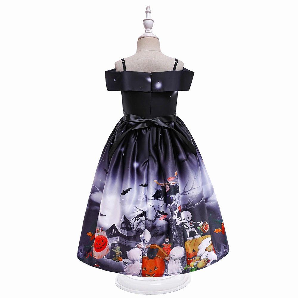 All Hallows Day Dress Baby Wear Puffy Girls Party Garment