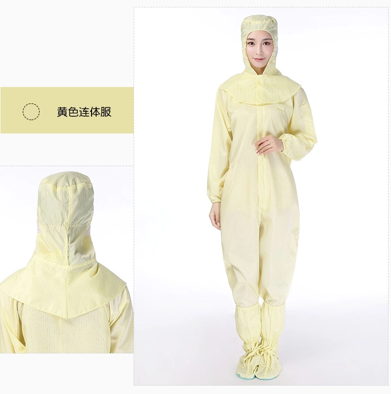 OEM Service Professional Cleanroom Anti-Static Garment for Class 10 Cleanroom