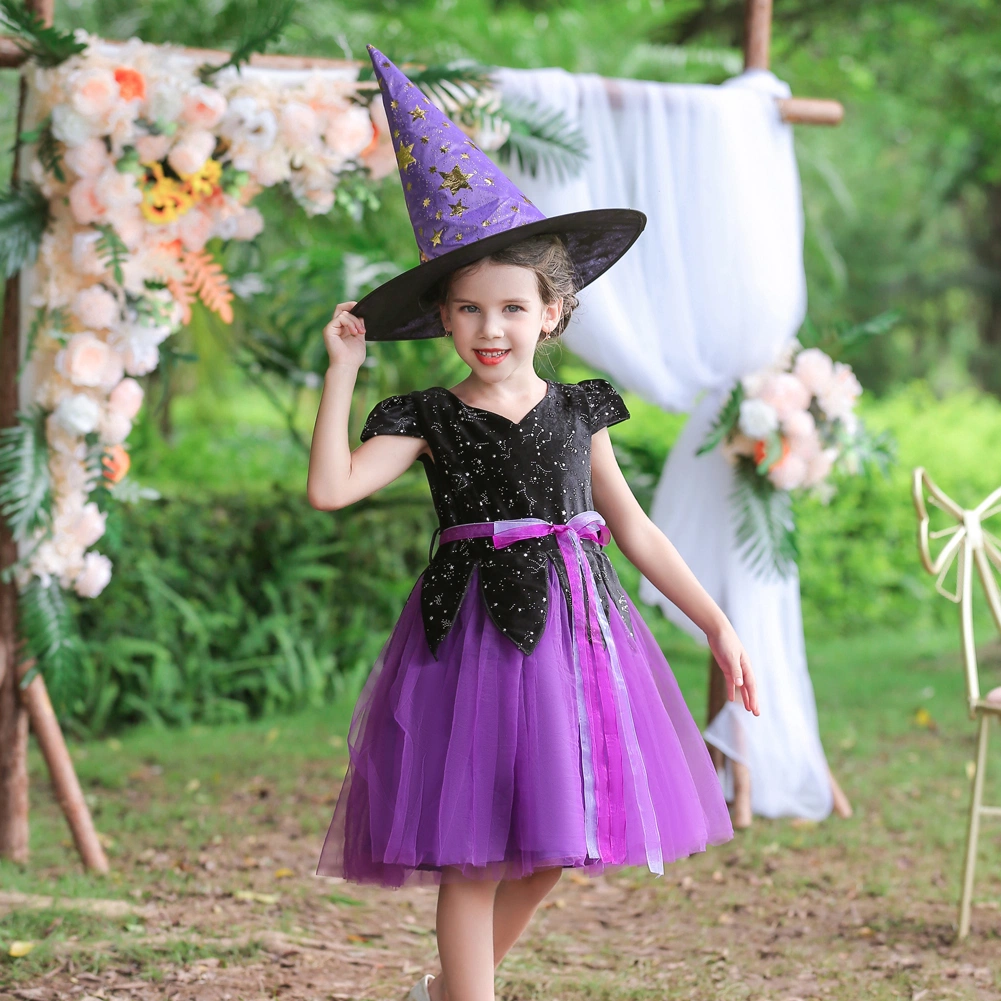 Halloween Fashion Clothing Cotton Comfort Kids Designer Clothes Lovely Baby Frocks Design Girl Dresses