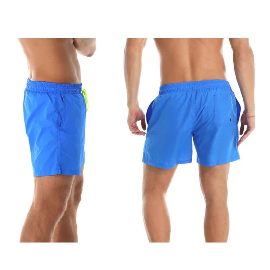 Factory OEM Custom Design Lightweight Quick Dry Mens Summer Beach Swim Surf Board Shorts with Drawstring Closure for Boy Men Male Swimsuit