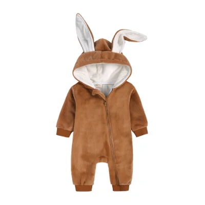 Animal Cosplay One Piece Rompers Christmas Halloween Baby Girl Costume Baby Boys′ Rompers Warm Pajamas Outdoor Romper